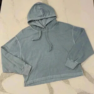 Old Navy Cozycore Long Sleeve Hoodie Sweatshirt Women's Medium Vintage Blue Wash